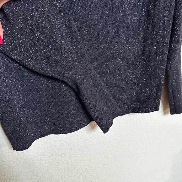 Express Black Women's Crew Neck Sweater - Picture 7 of 9